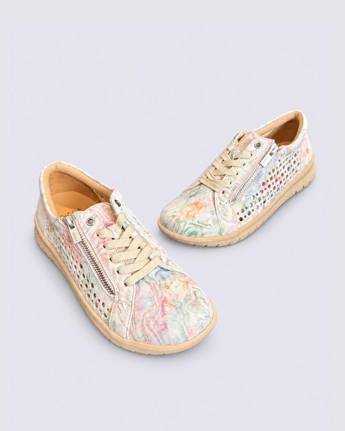 SHOVO XF-ZR SNEAKERS NUDE FLORAL