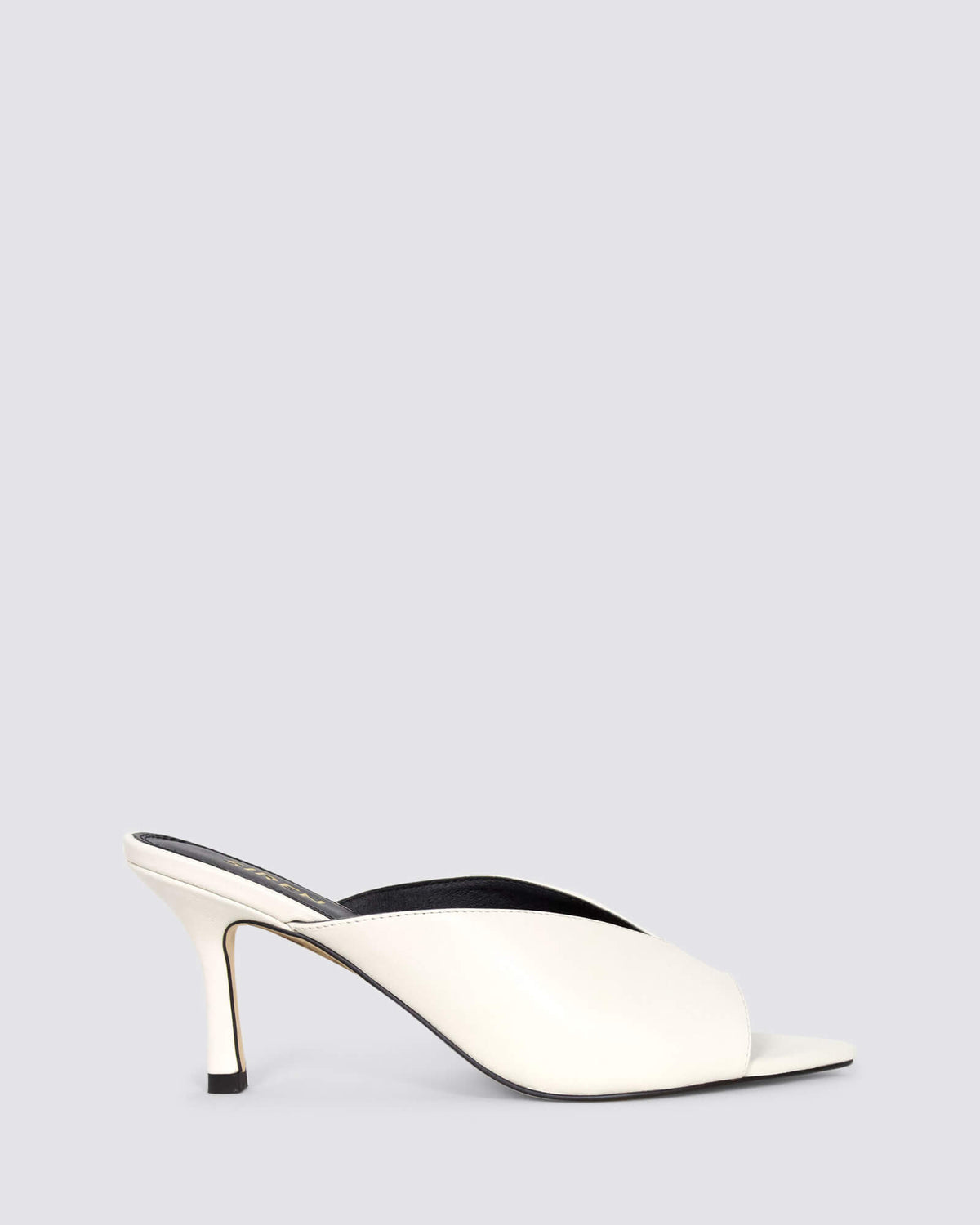 MABEL MULES CHALK WHITE LEATHER