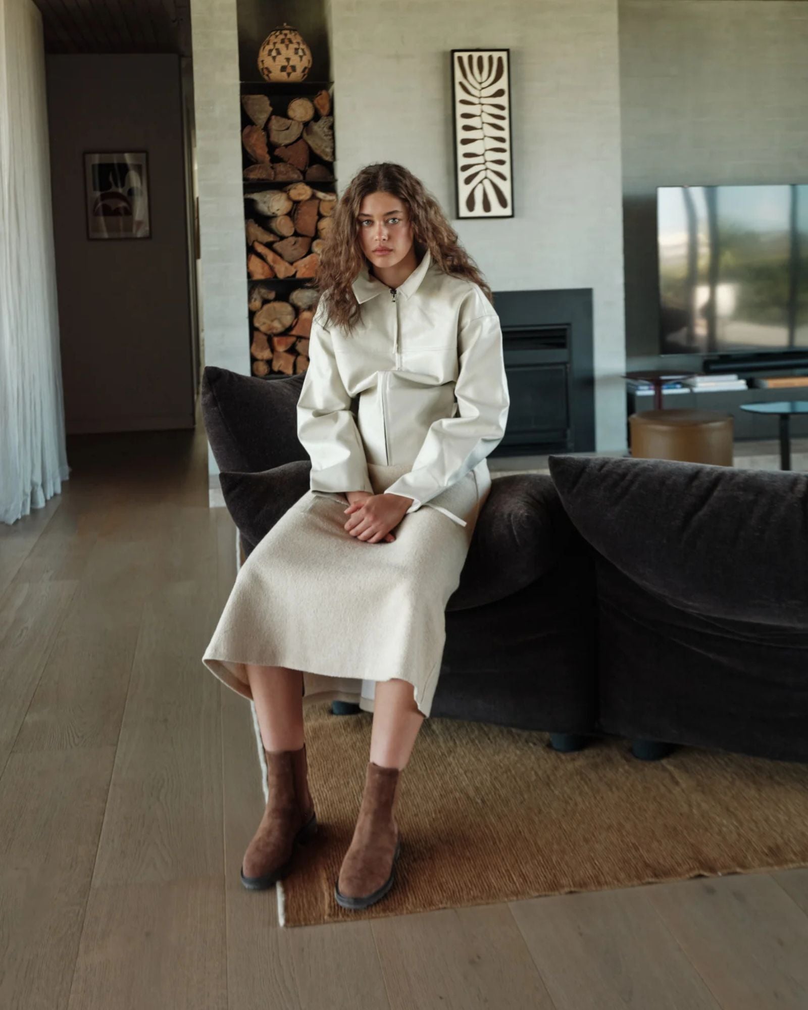 CASSIE ANKLE BOOTS TOFFEE BROWN SUEDE