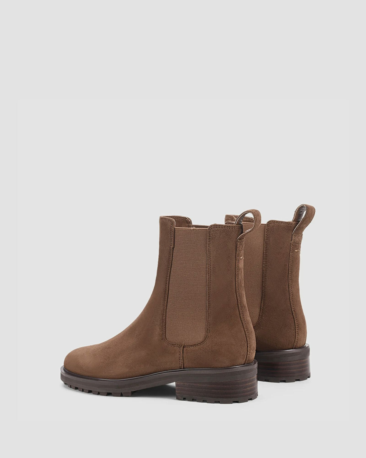 CASSIE ANKLE BOOTS TOFFEE BROWN SUEDE