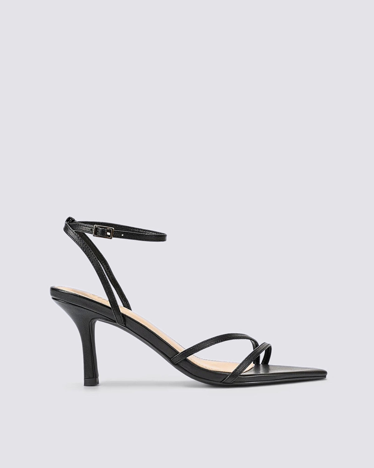 MAHALIA STRAPPY HEELS BLACK