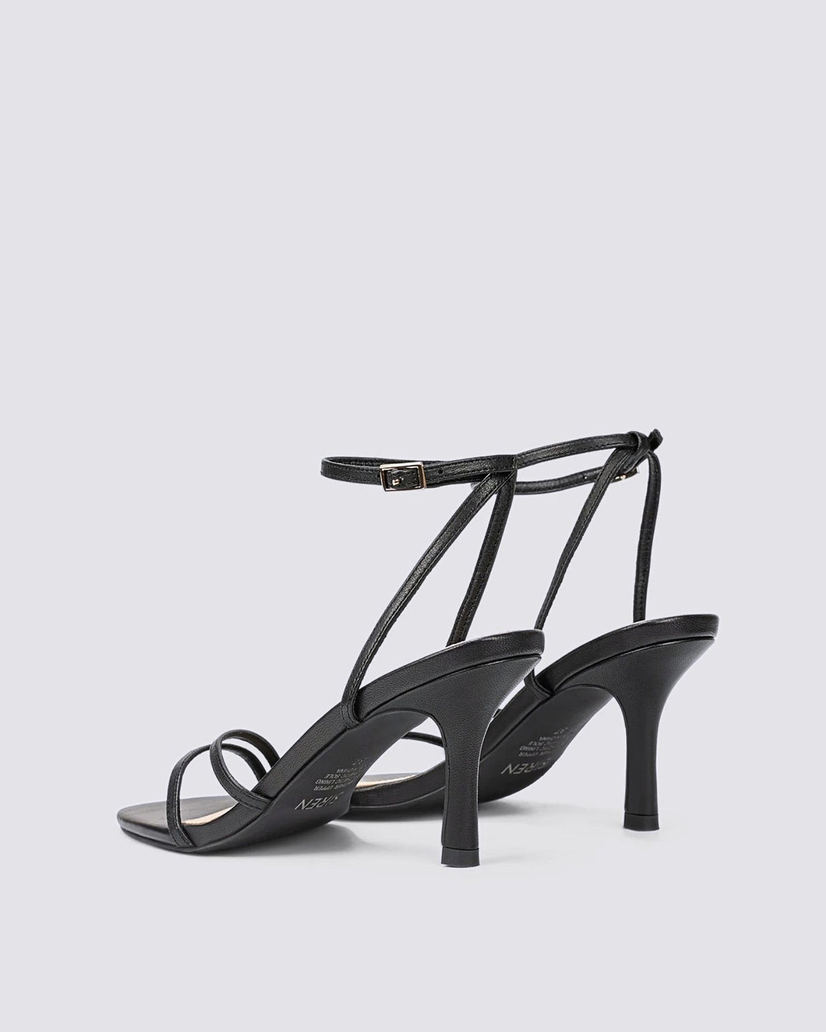 MAHALIA STRAPPY HEELS BLACK