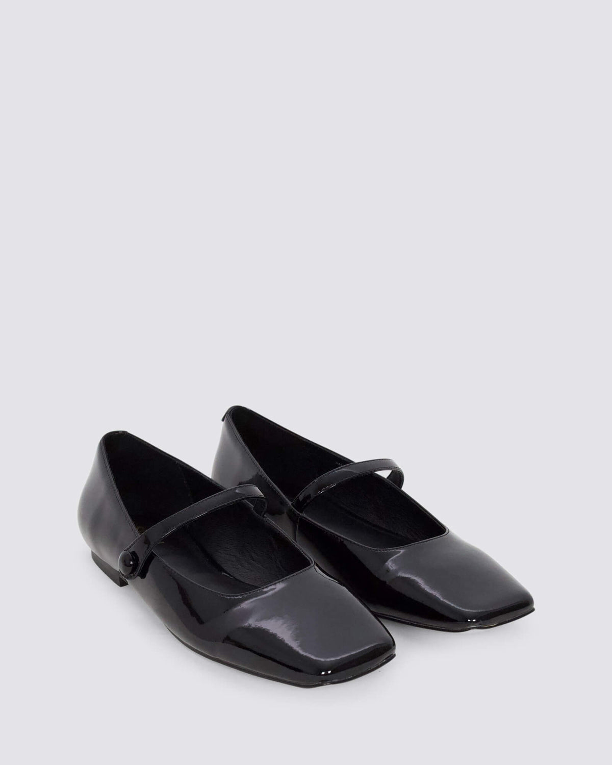 XANDRIA BALLET FLATS BLACK PATENT
