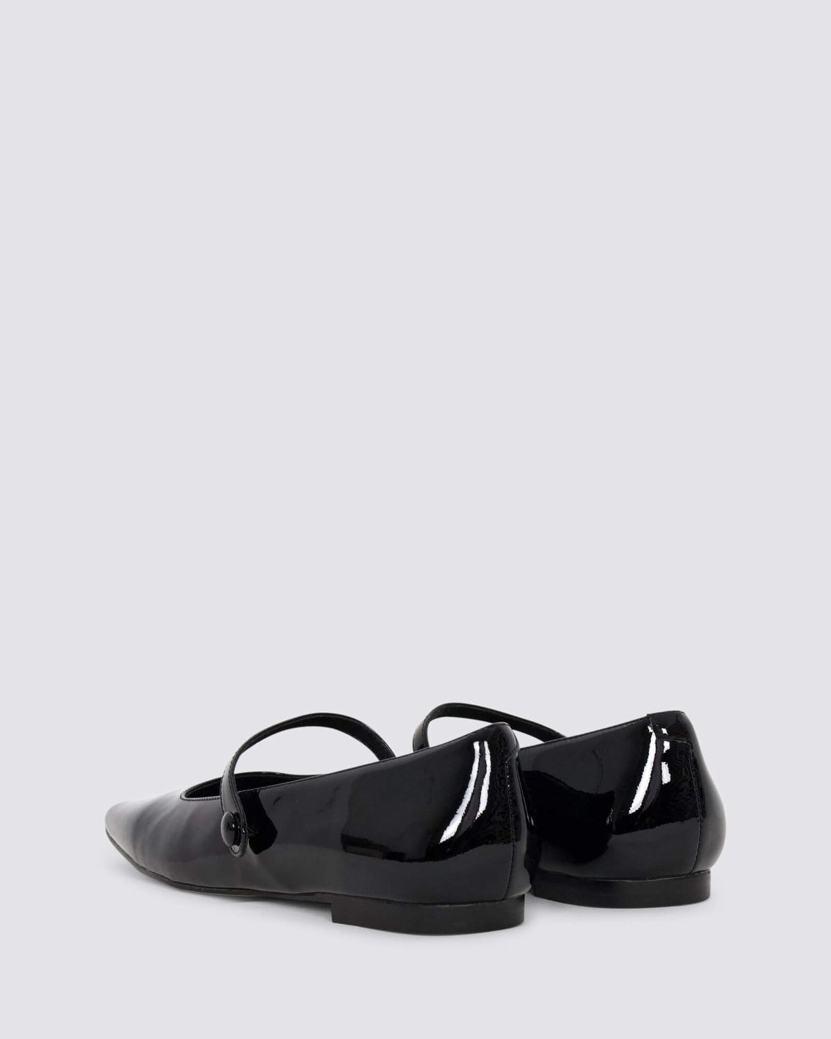 XANDRIA BALLET FLATS BLACK PATENT
