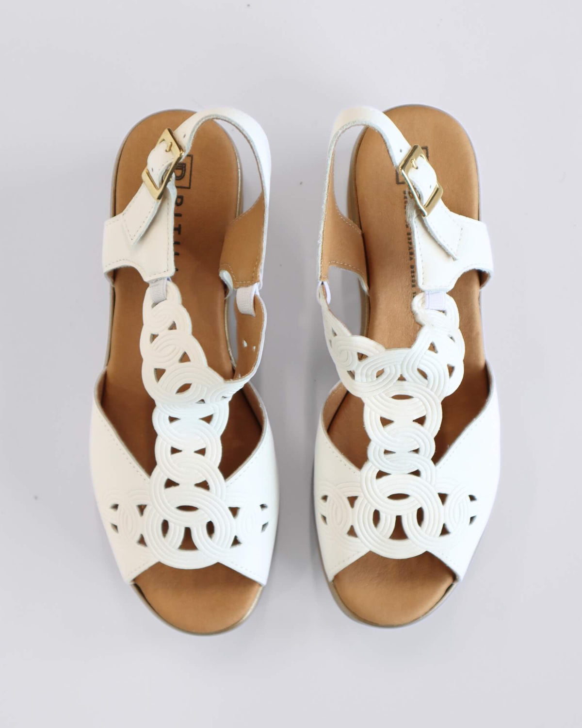 10351 WEDGE SANDALS BIANCO