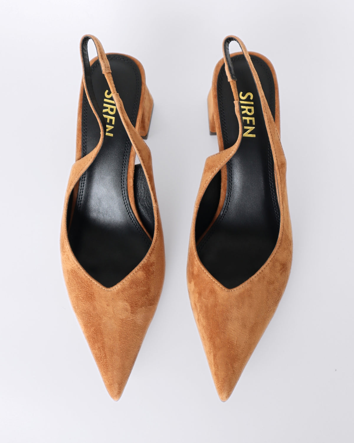 YANKEE SLINGBACK HEELS TOBACCO BROWN SUEDE