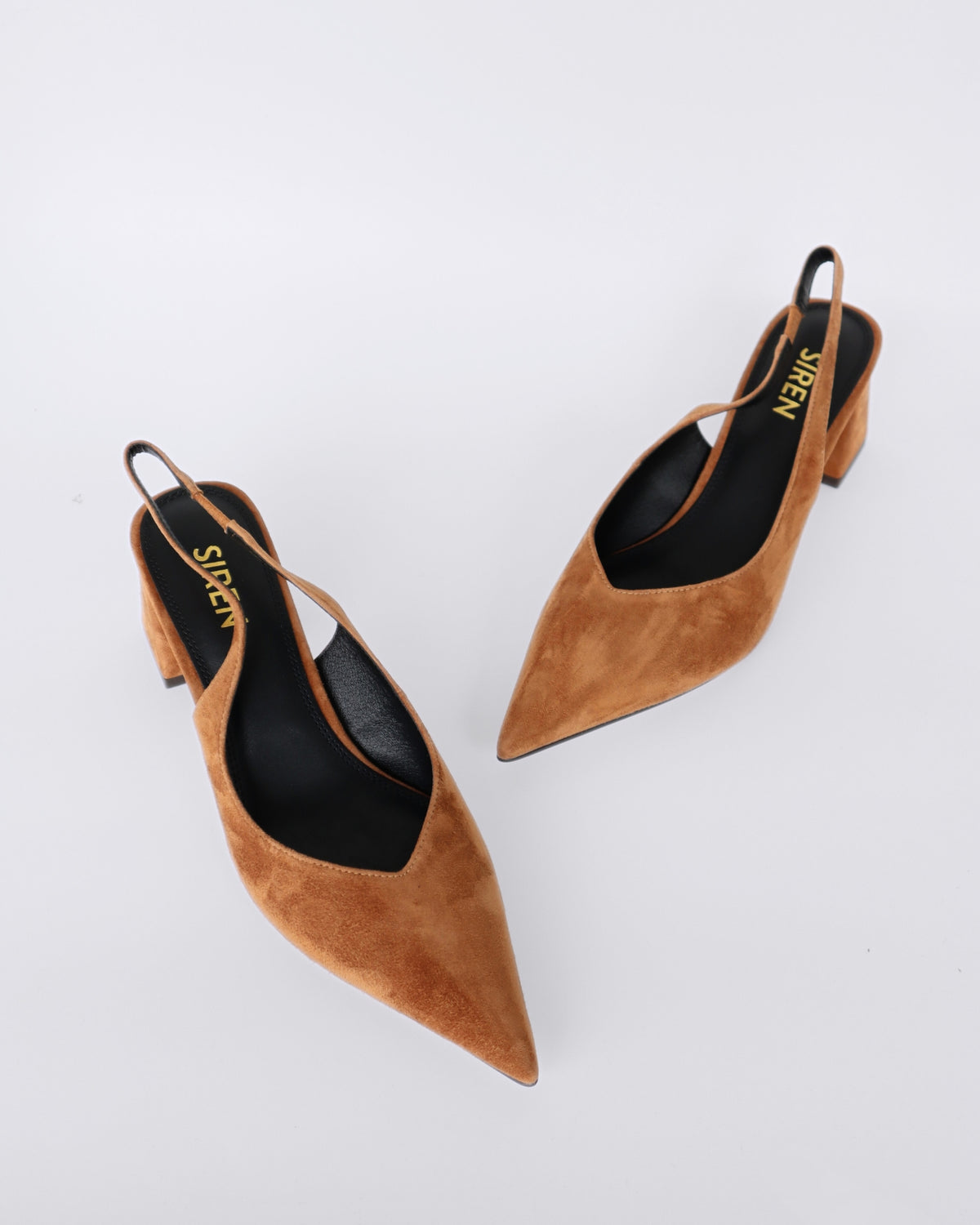 YANKEE SLINGBACK HEELS TOBACCO BROWN SUEDE
