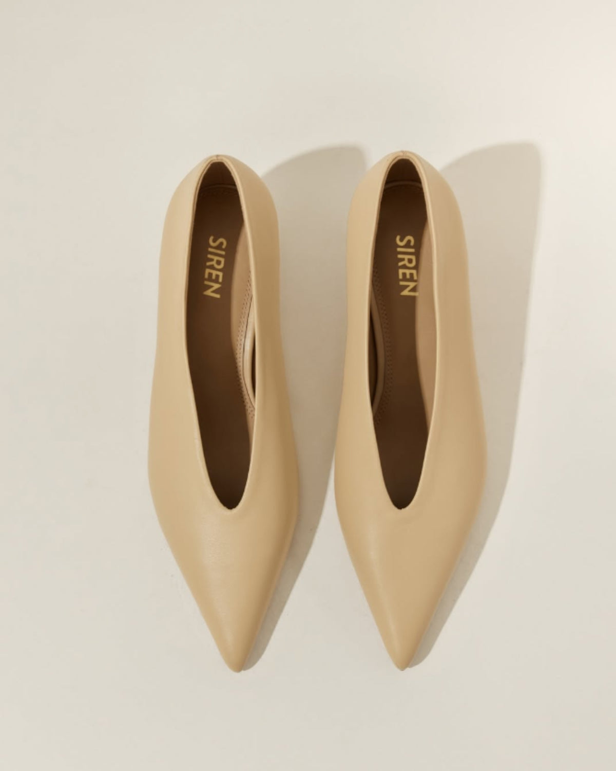 FLYNN POINT TOE PUMPS CUSTARD YELLOW