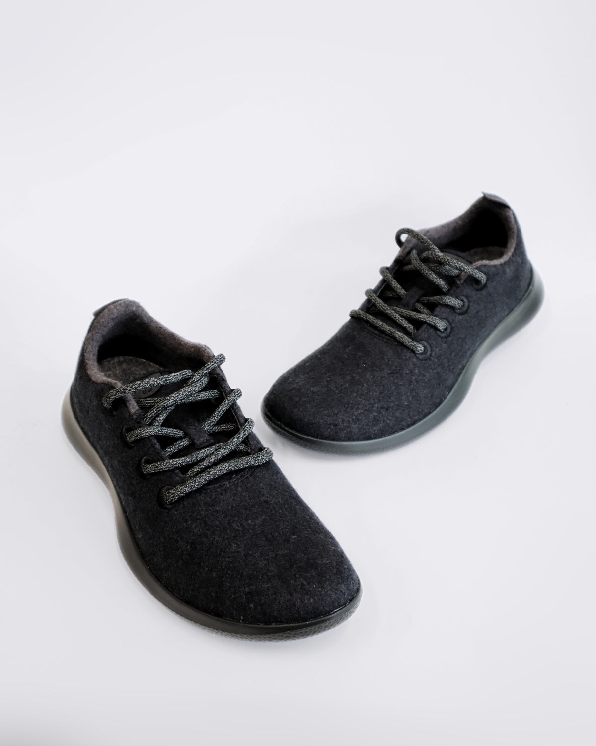 MENS WOOL RUNNER NATURAL BLACK/BLACK SOLE