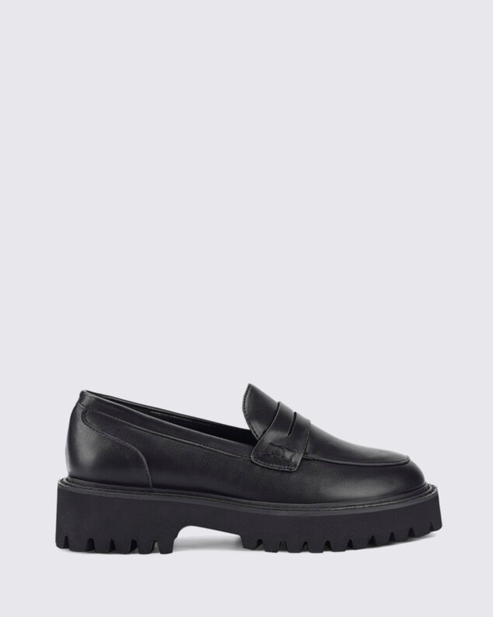 NEON CHUNKY LOAFERS BLACK