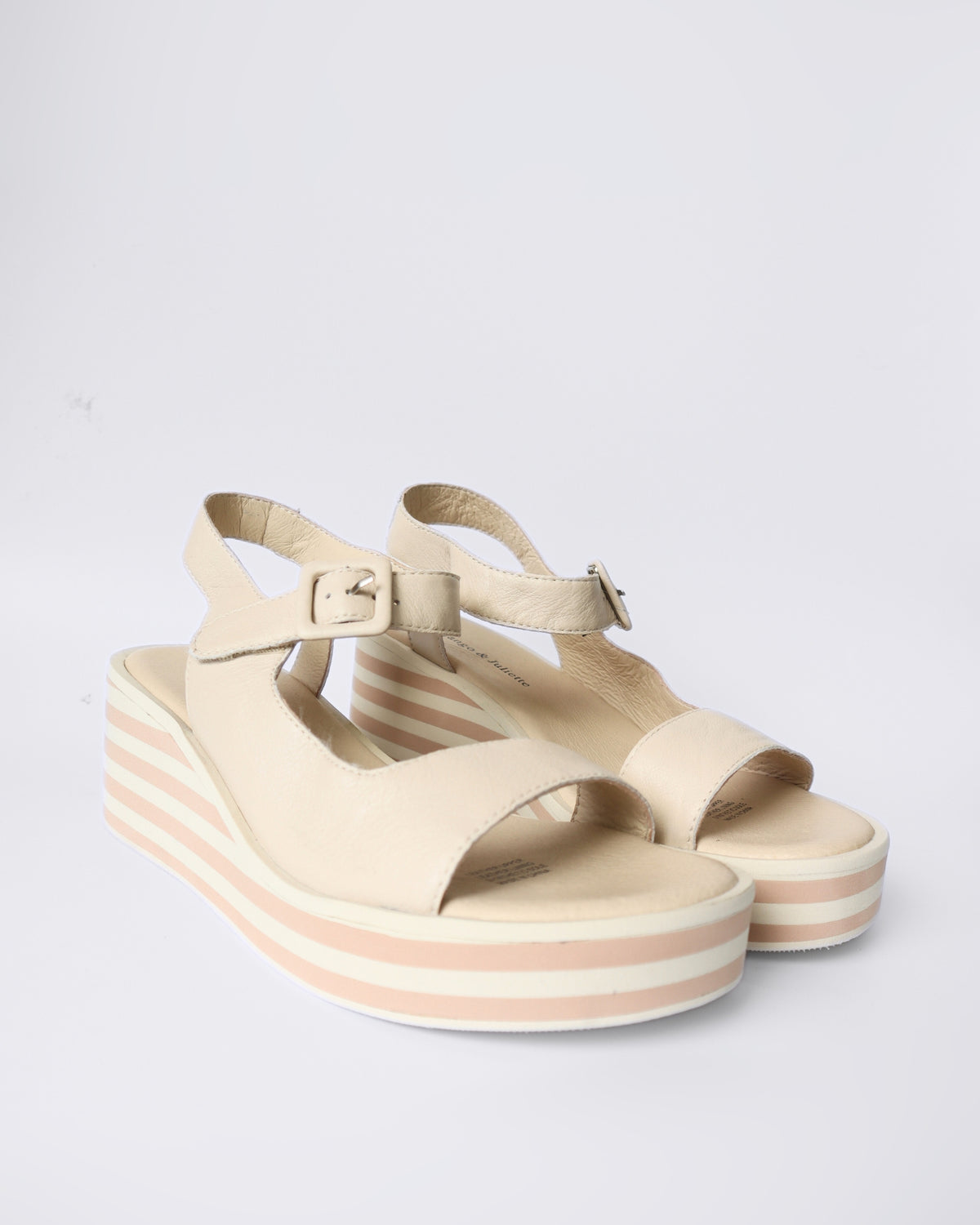 FIGG PLATFORM SANDALS MILK