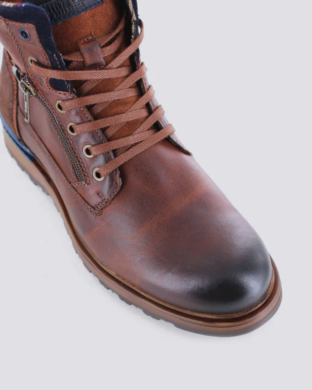 STOUT MENS BOOTS DARK BROWN