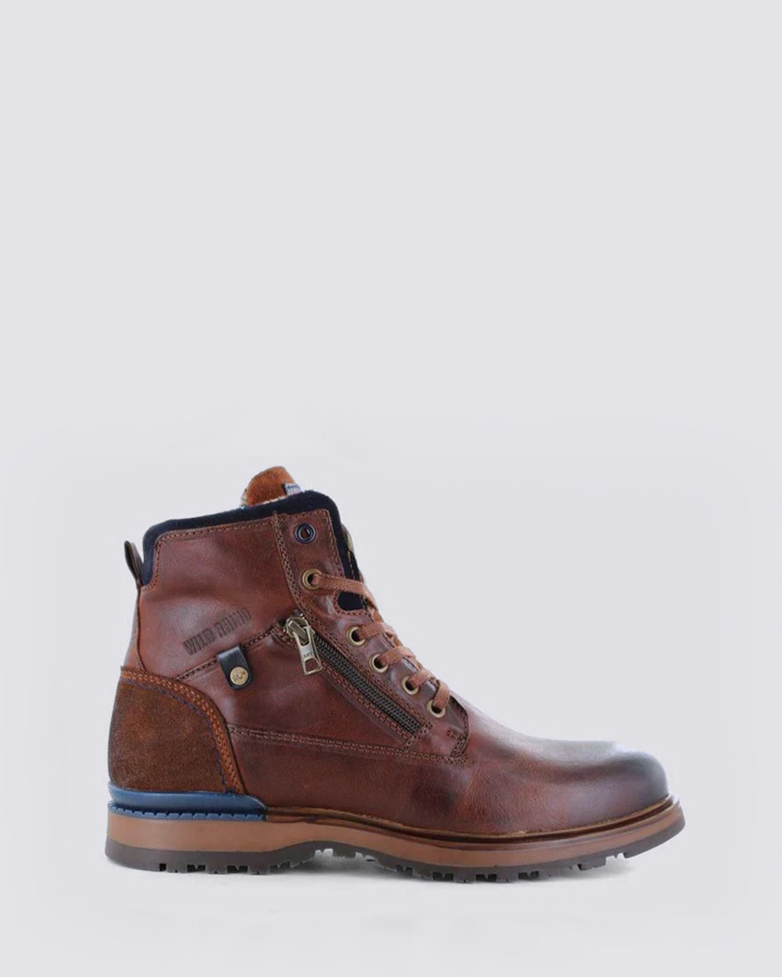 STOUT MENS BOOTS DARK BROWN