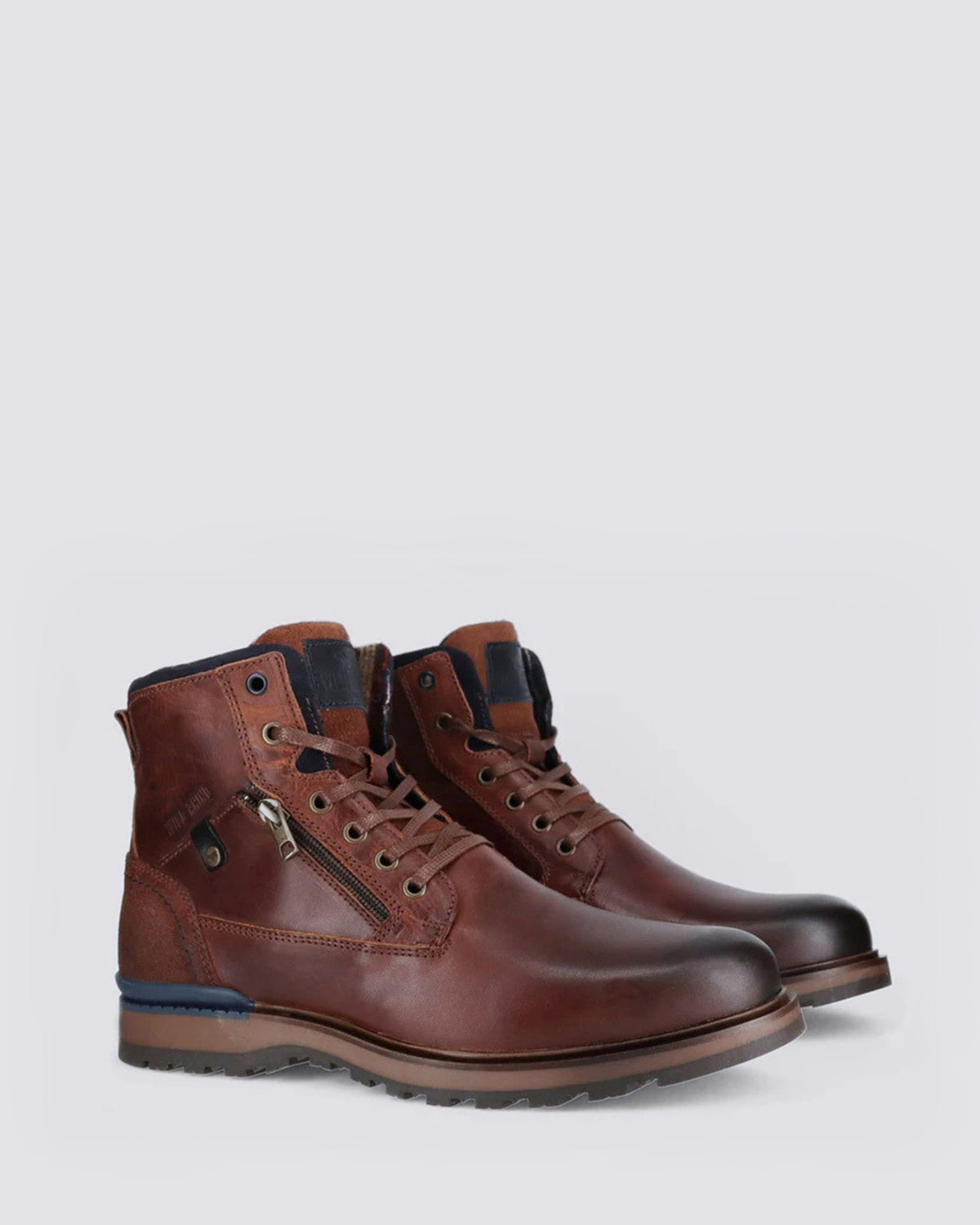STOUT MENS BOOTS DARK BROWN