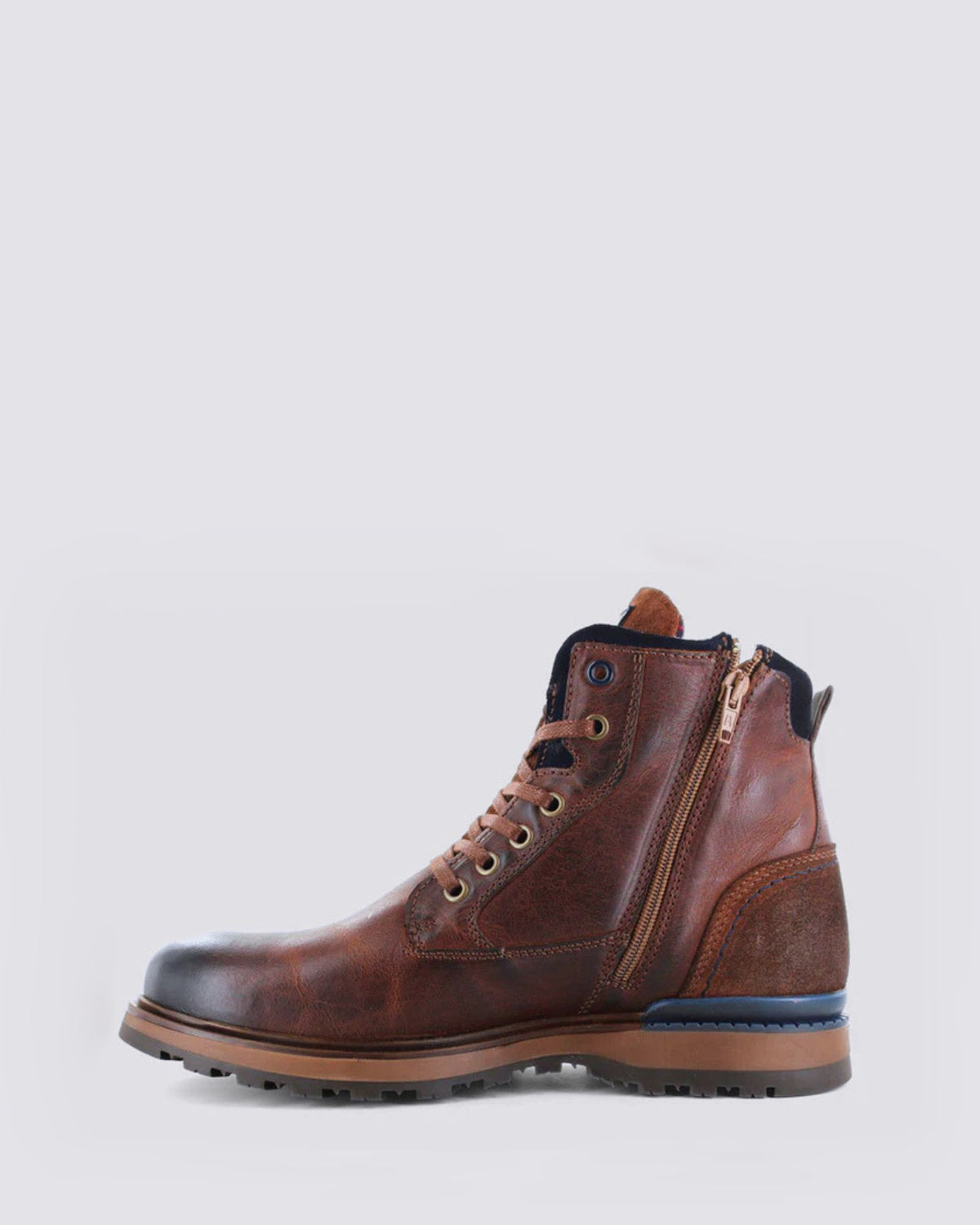 STOUT MENS BOOTS DARK BROWN