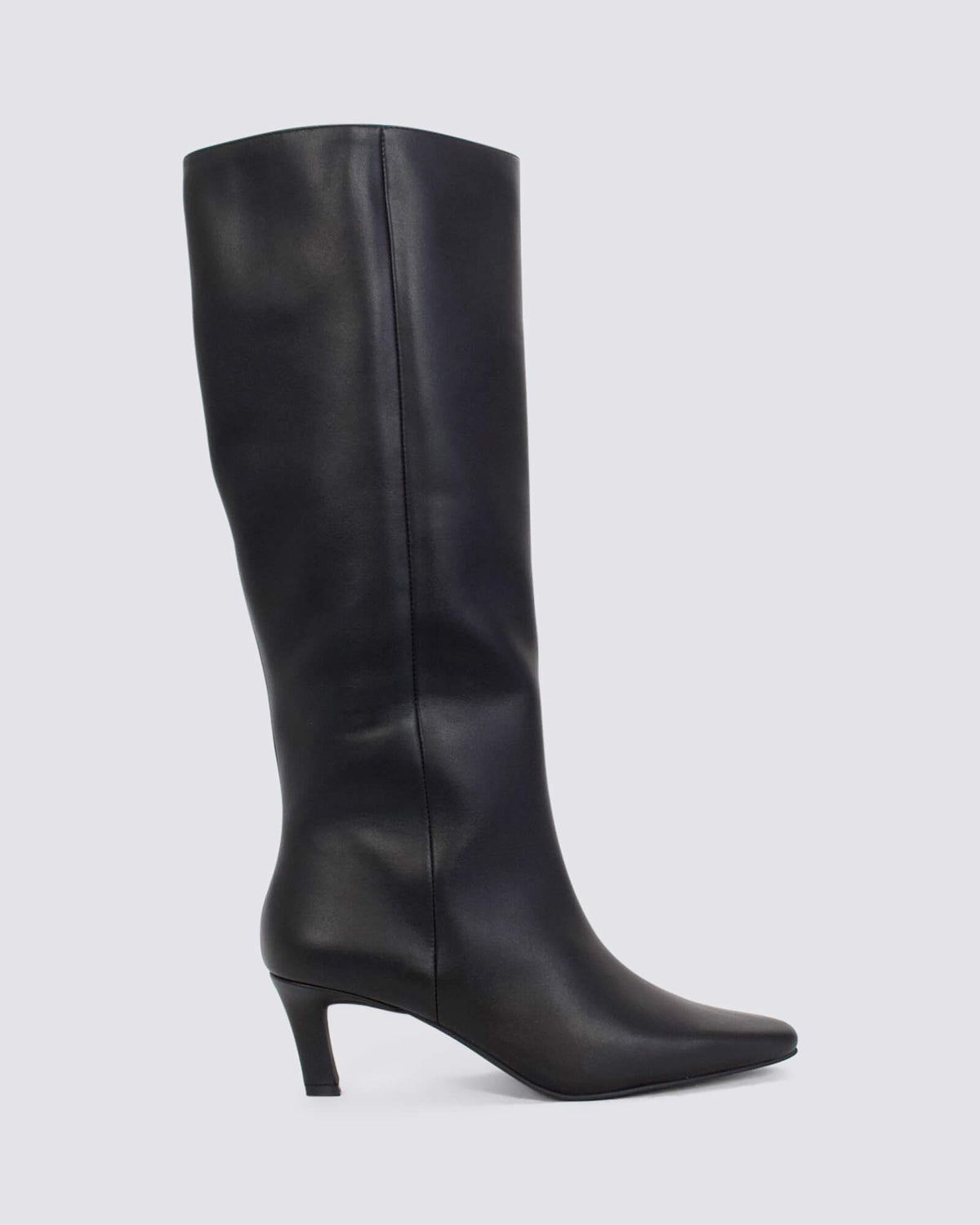 BLAKE CHISEL TOE LONG BOOTS BLACK
