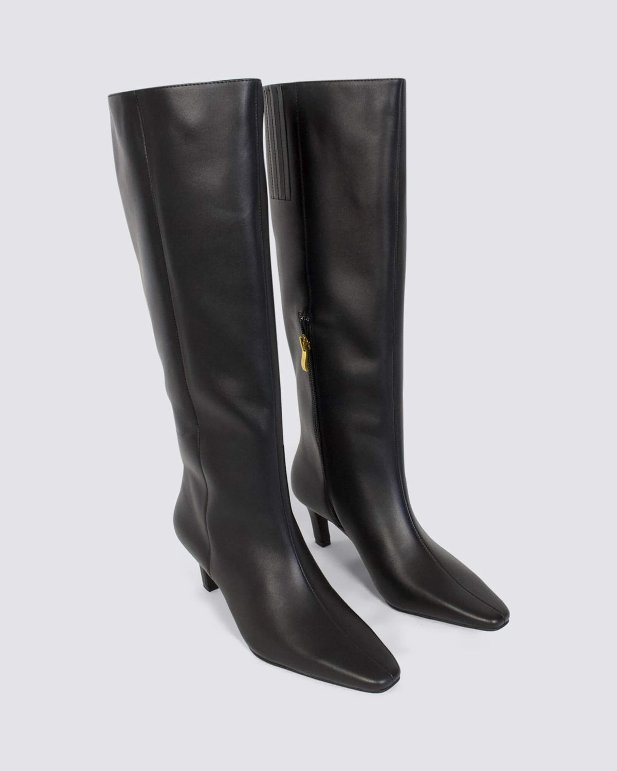 BLAKE CHISEL TOE LONG BOOTS BLACK