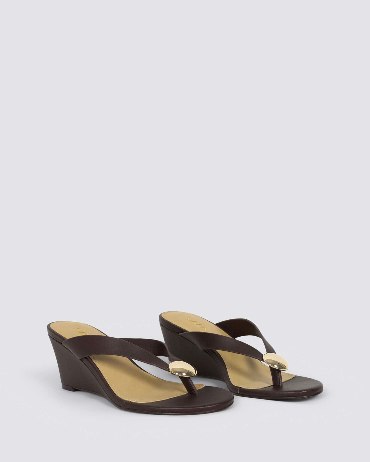 CHLOE THONG WEDGES CHOCOLATE BROWN