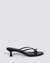 XANE KITTEN HEEL THONGS BLACK