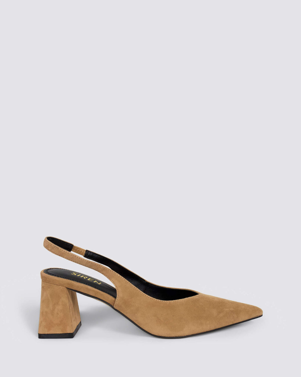 YANKEE SLINGBACK HEELS CAMEL TAN SUEDE