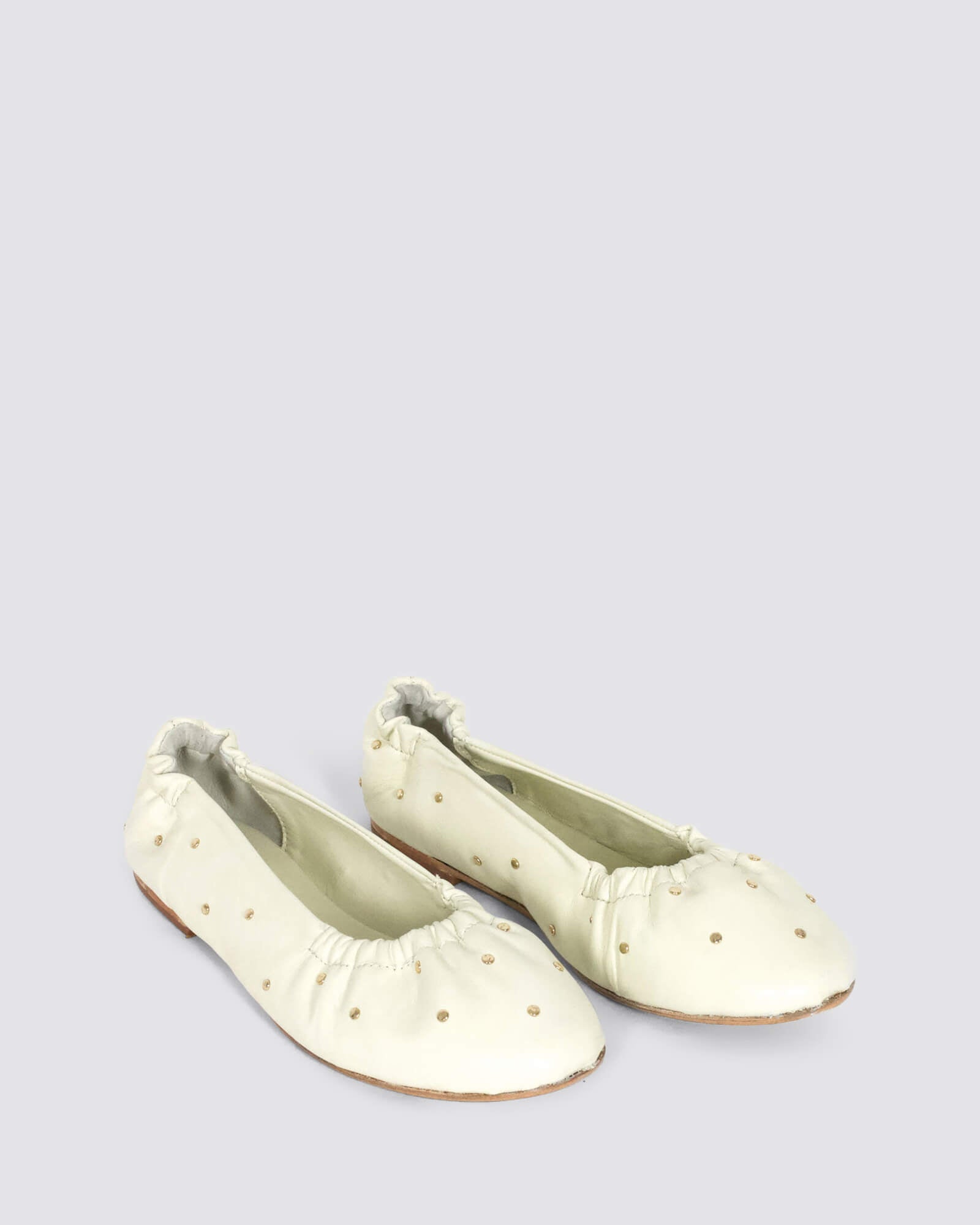 MONTAGINE BALLET FLATS WHITE/GOLD