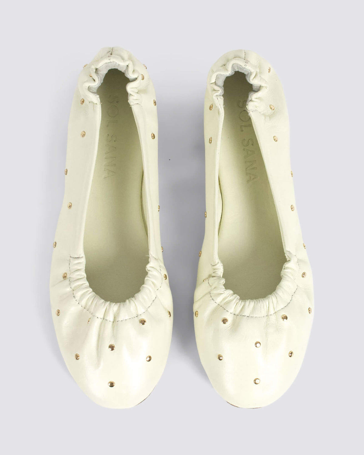 MONTAGINE BALLET FLATS WHITE/GOLD