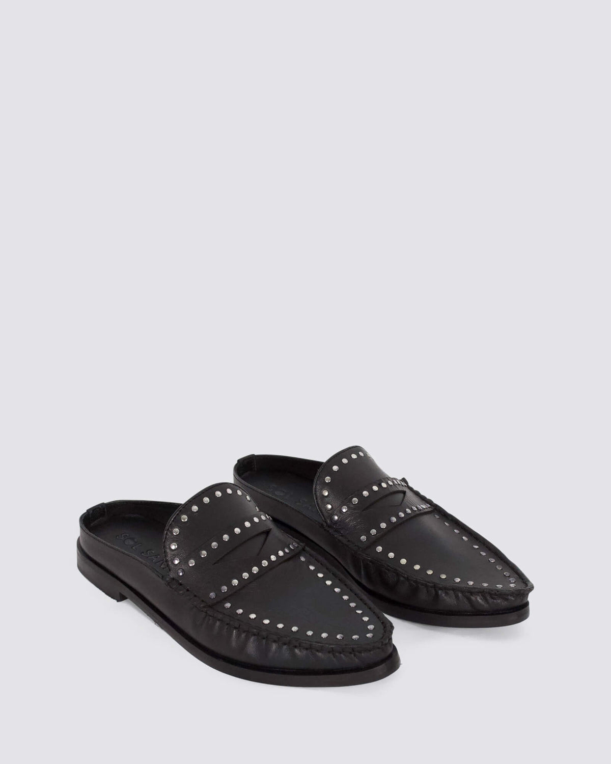 ROSIERS LOAFERS BLACK/SILVER LEATHER