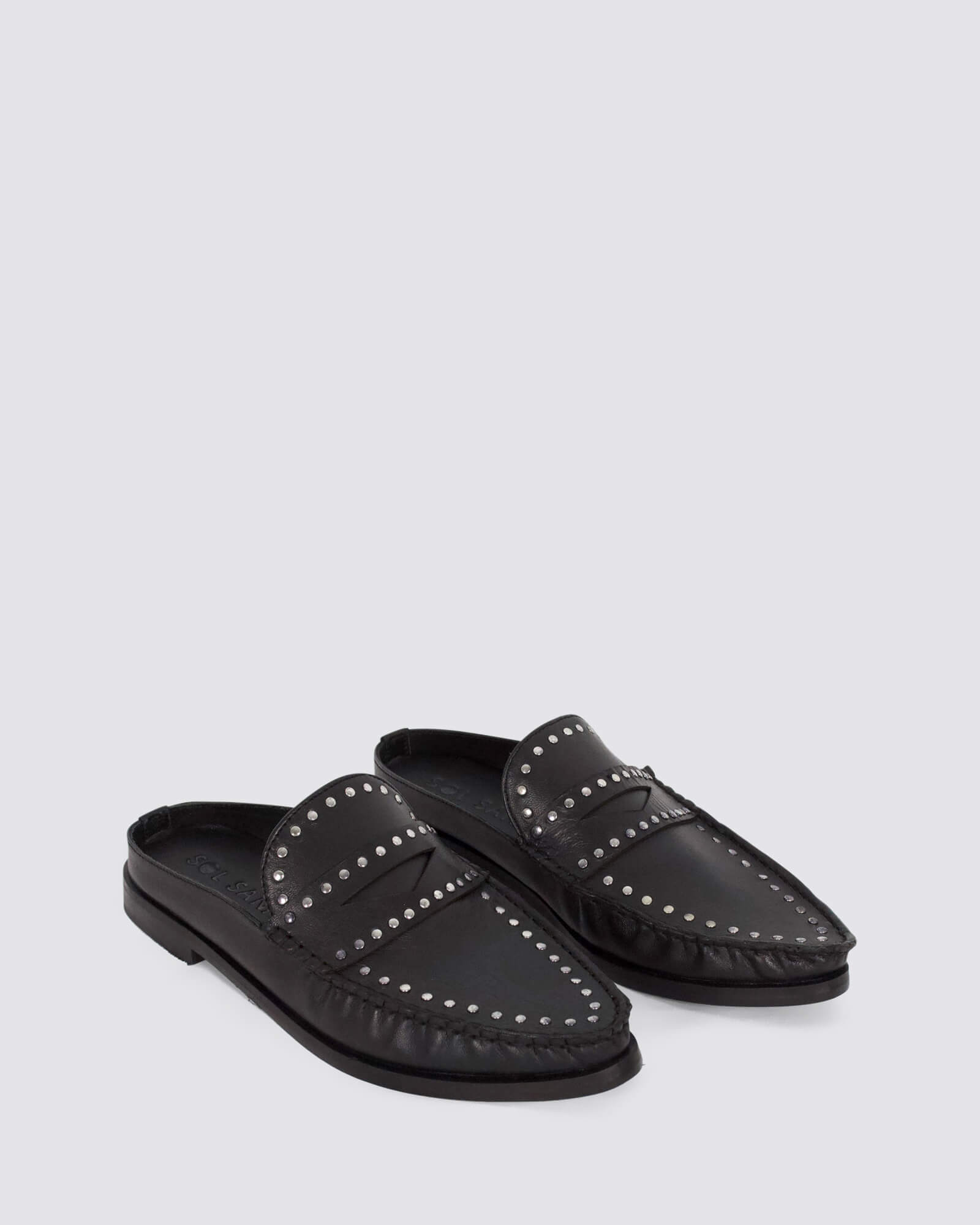 ROSIERS LOAFERS BLACK/SILVER LEATHER
