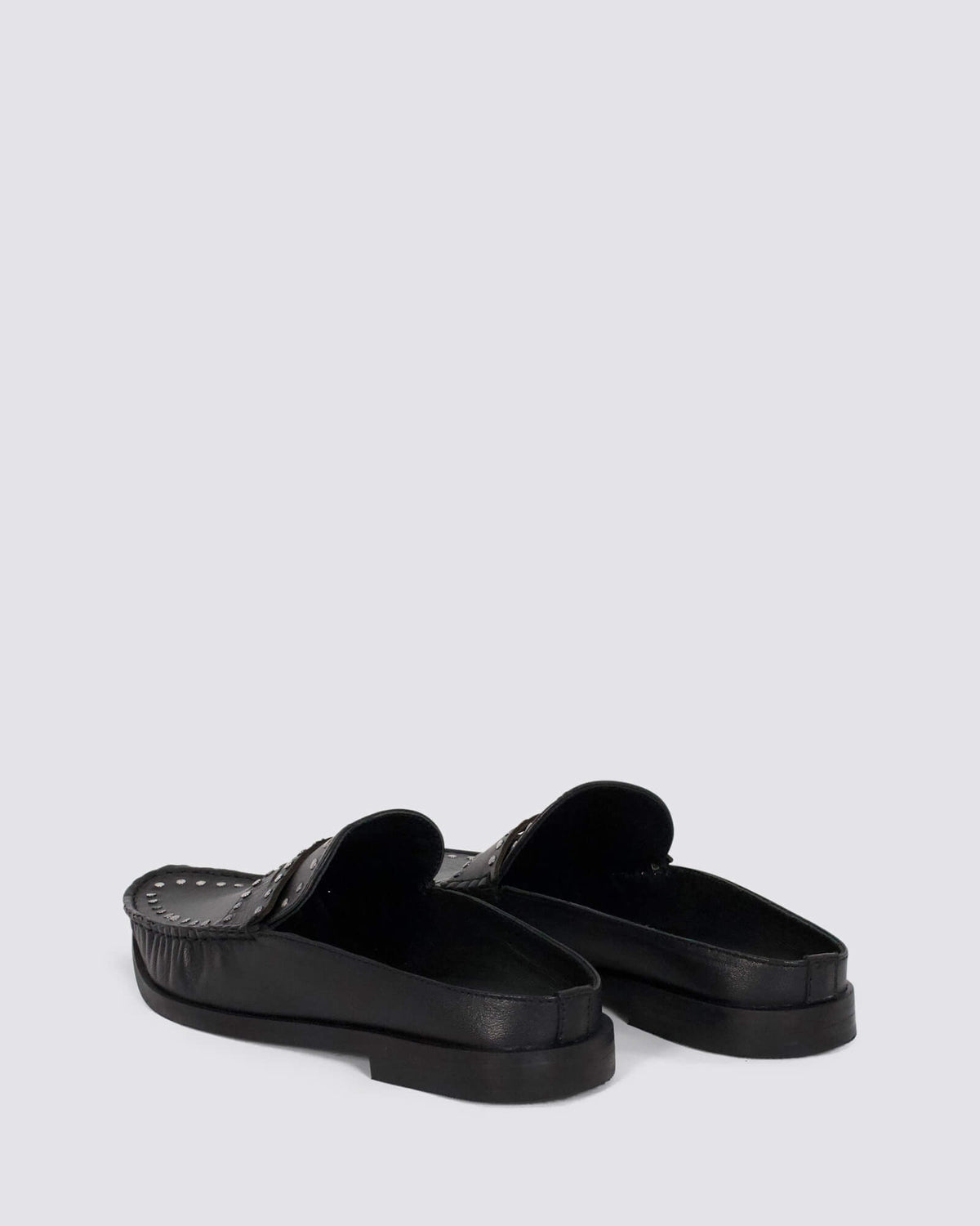 ROSIERS LOAFERS BLACK/SILVER LEATHER