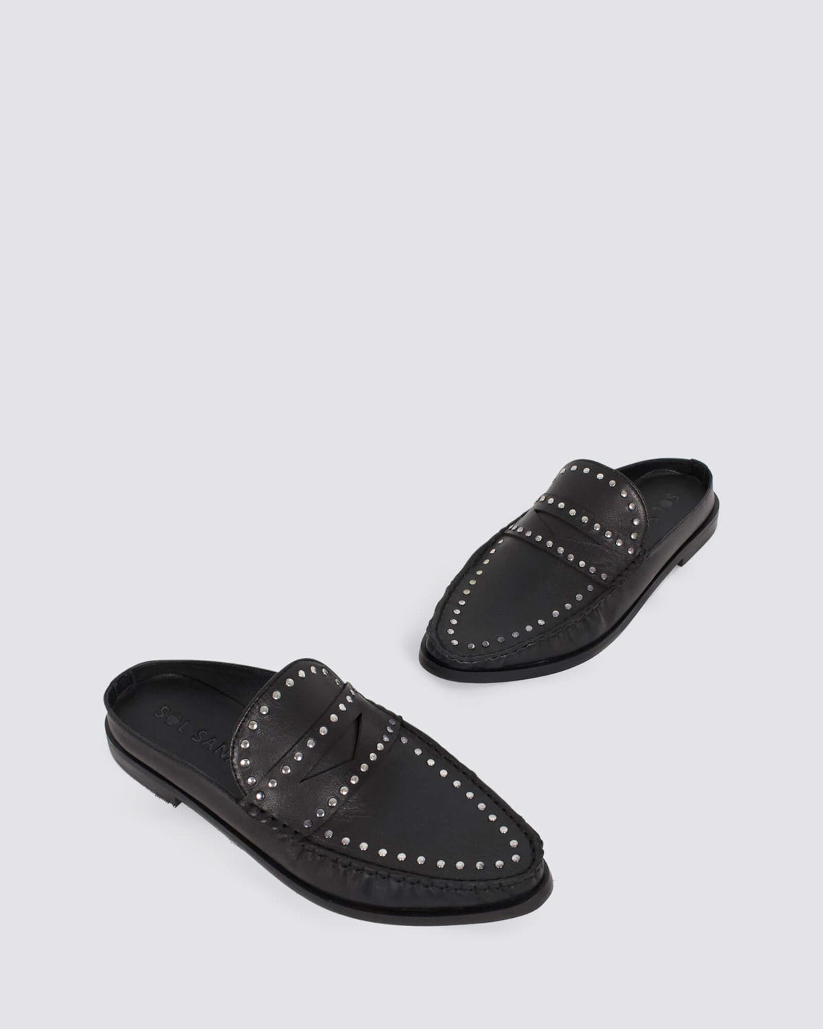 ROSIERS LOAFERS BLACK/SILVER LEATHER