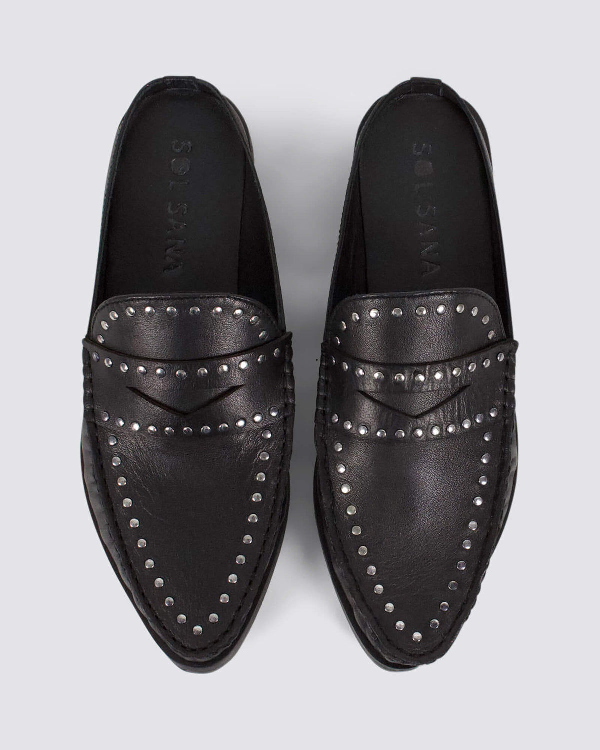 ROSIERS LOAFERS BLACK/SILVER LEATHER