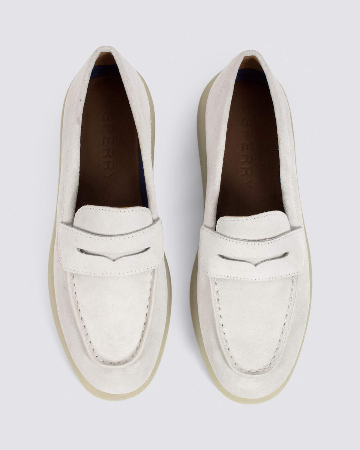 MARNIE PENNIE SUEDE WHITE