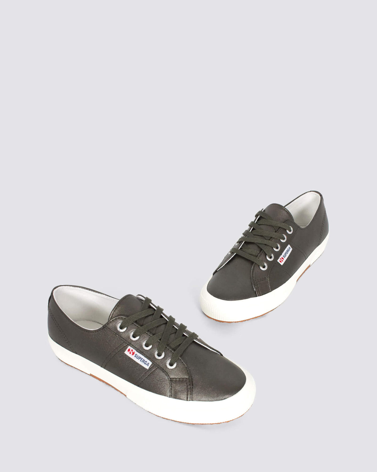 2750 SNEAKERS METALLIC LEATHER SILVER/WHITE