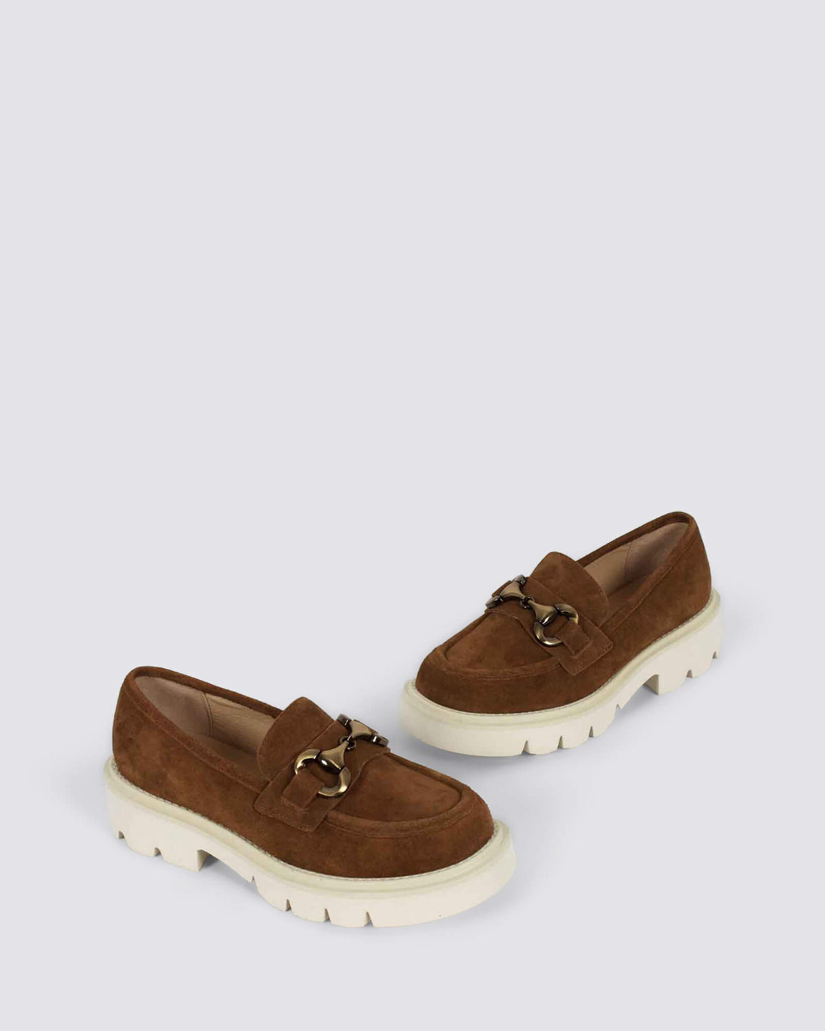 PARGO LOAFERS DARK TAN SUEDE
