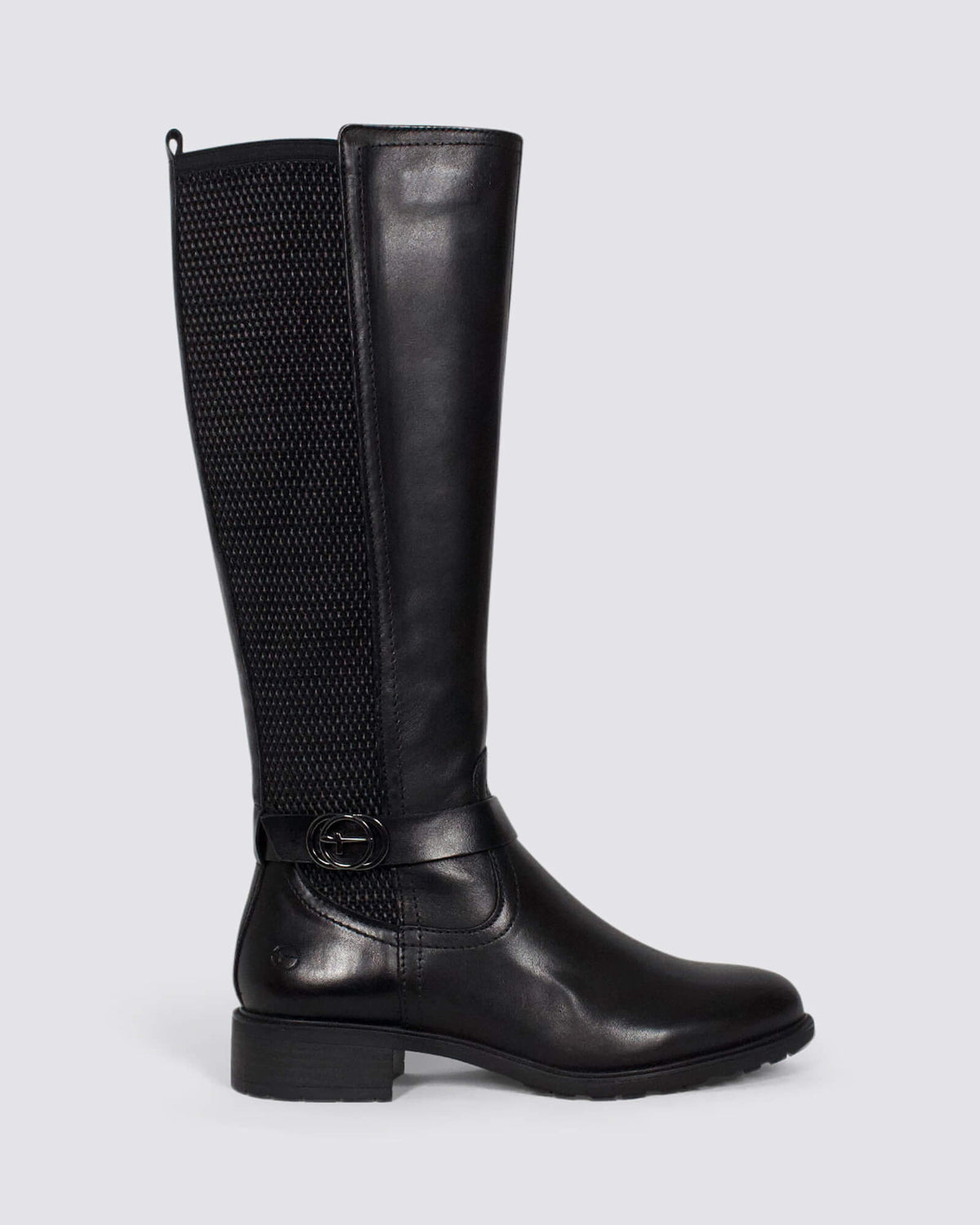 25618 KNEE HIGH BOOTS BLACK LEATHER