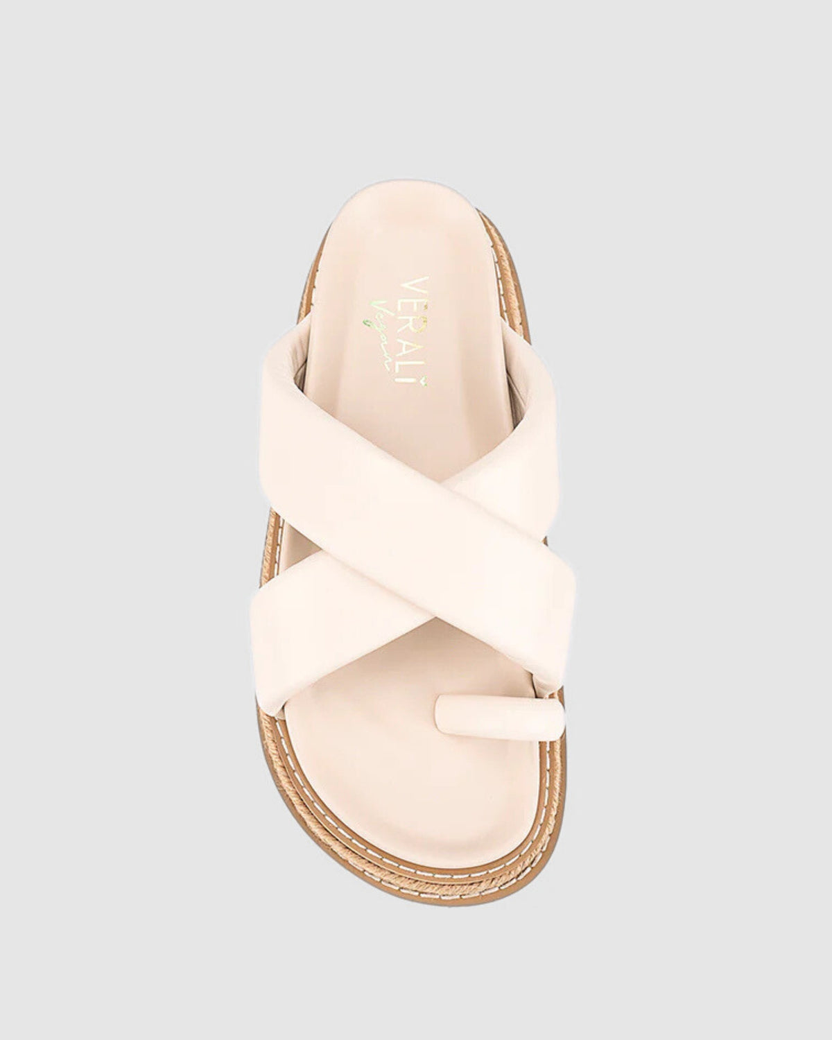 THELMA FLATFORM SANDALS BONE