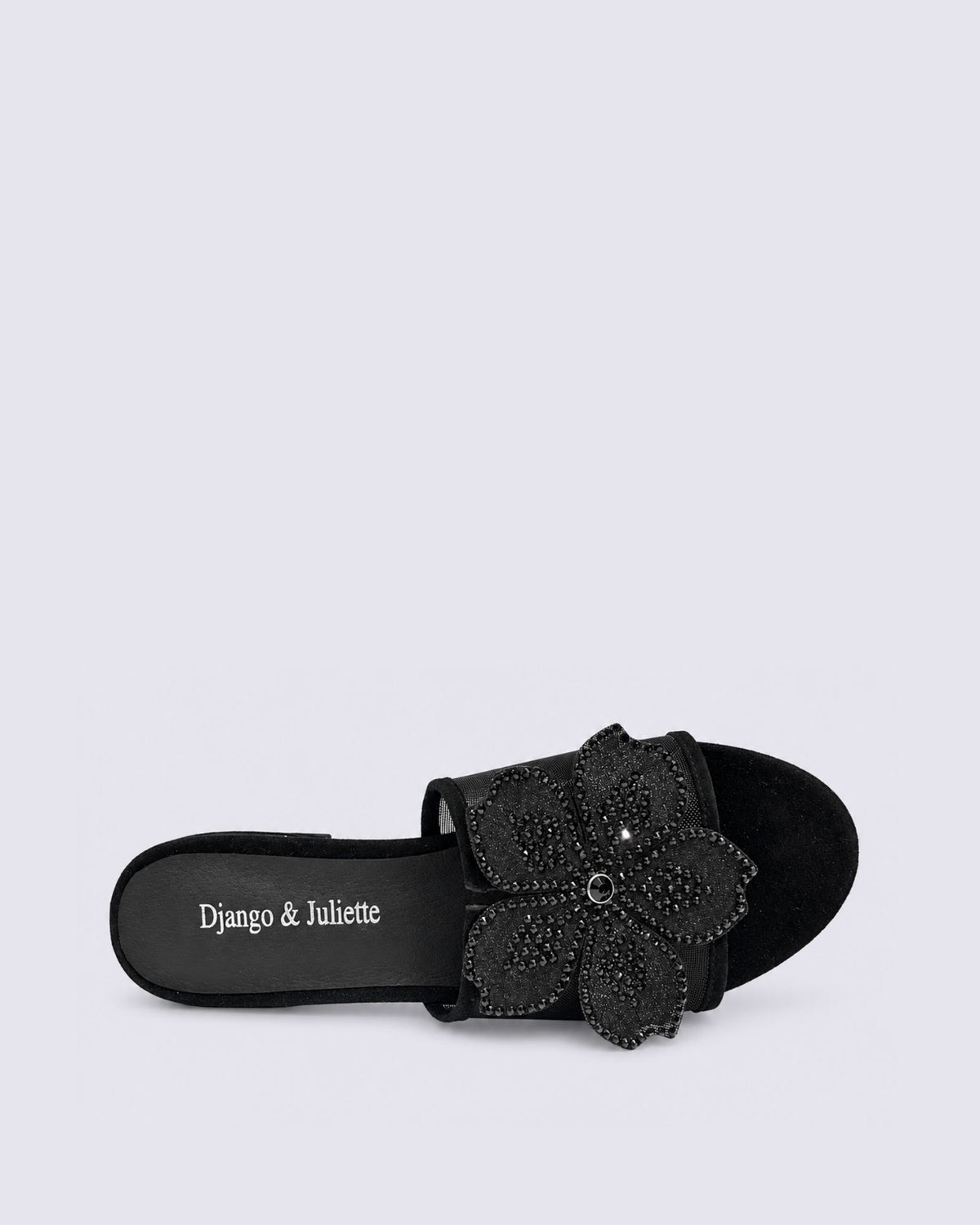 TINKETT HEELS BLACK SUEDE/JEWEL