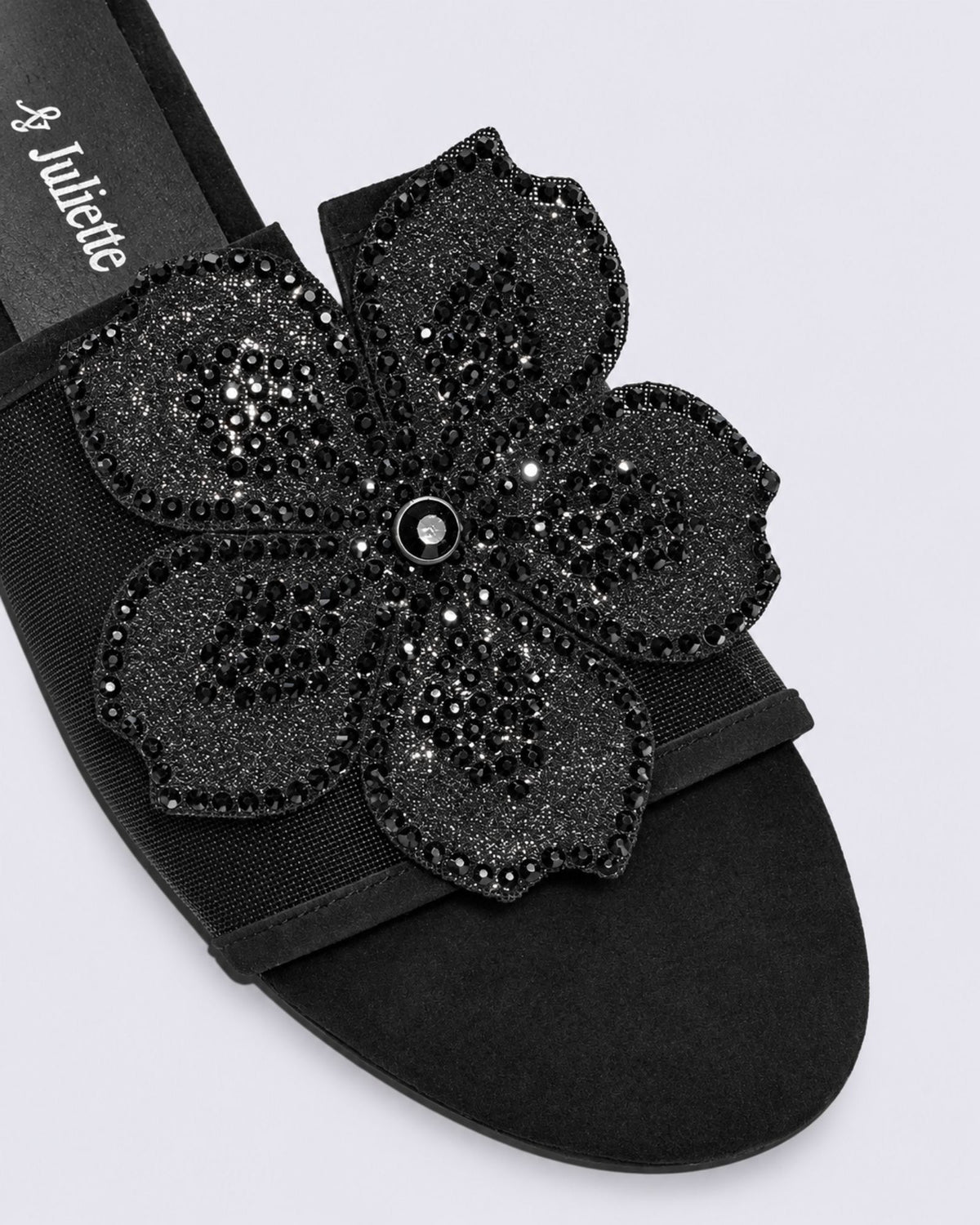TINKETT HEELS BLACK SUEDE/JEWEL