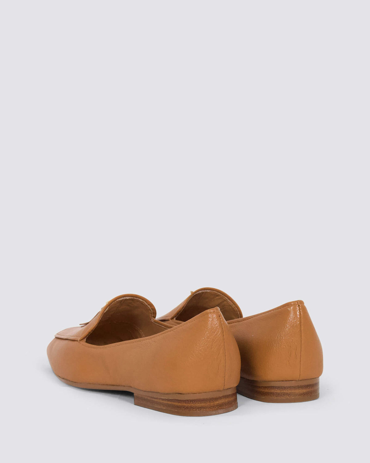 MIERELLA LOAFERS DARK TAN LEATHER