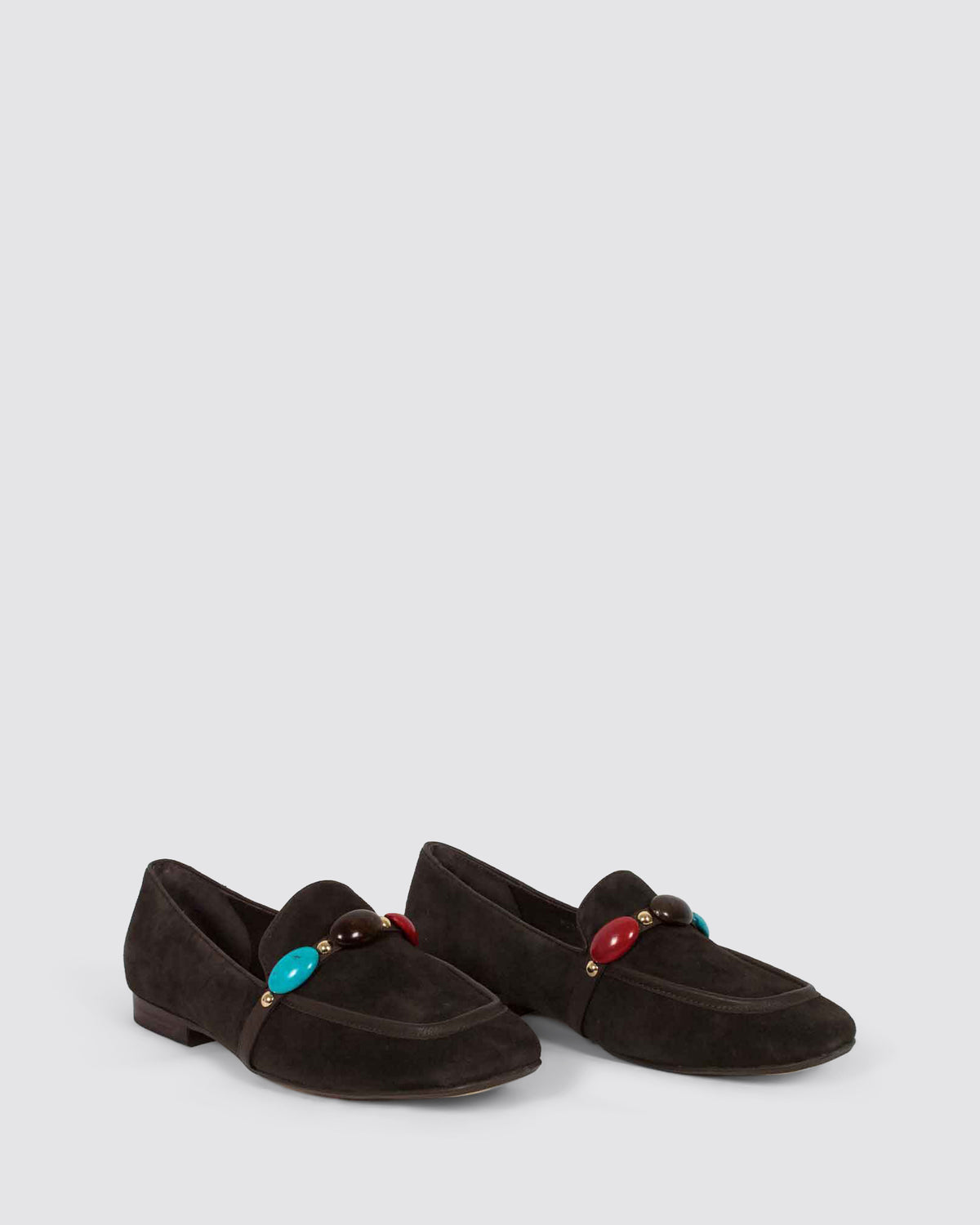 MIKKY LOAFERS CHOCOLATE MULTI