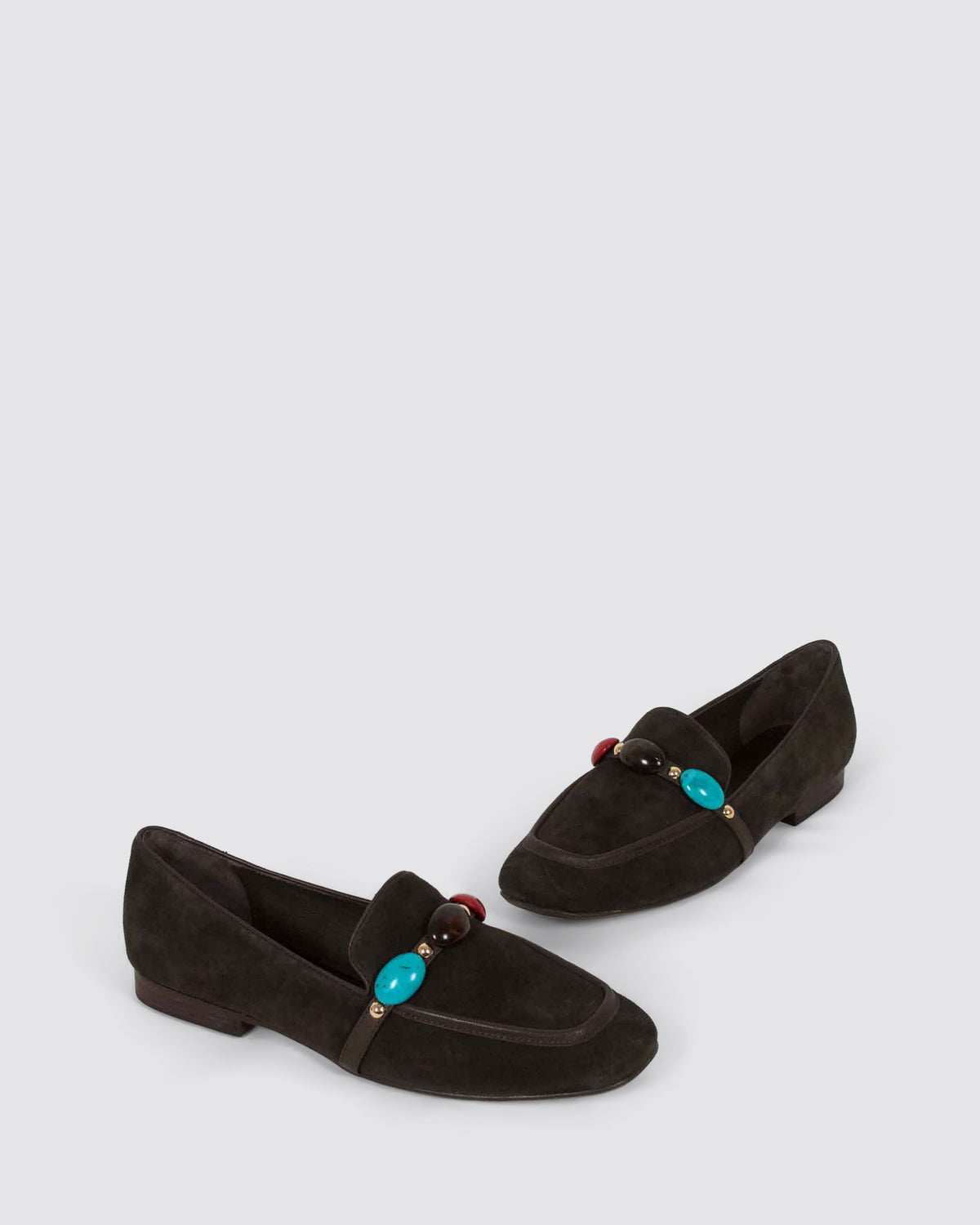 MIKKY LOAFERS CHOCOLATE MULTI