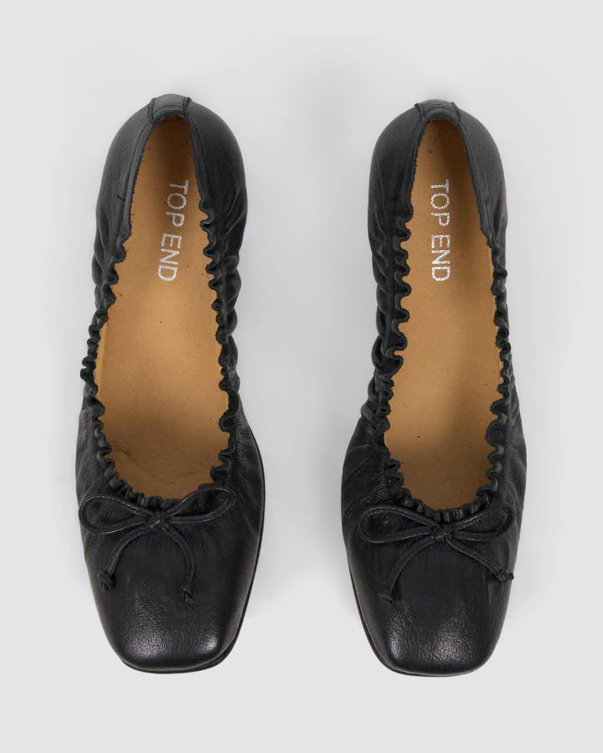 PEPPIES FLATS BLACK LEATHER