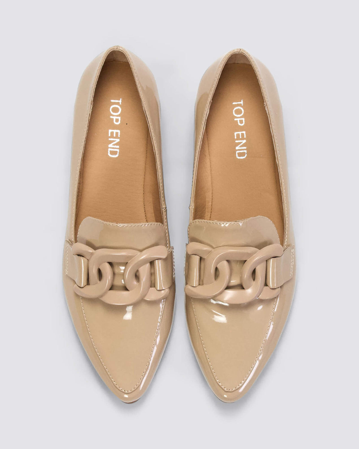 SOCORO LOAFERS CAMEL PATENT