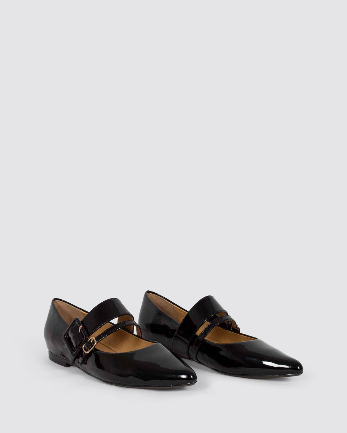 YEXA FLATS BLACK PATENT
