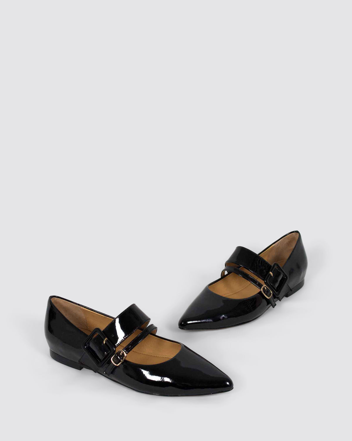 YEXA FLATS BLACK PATENT