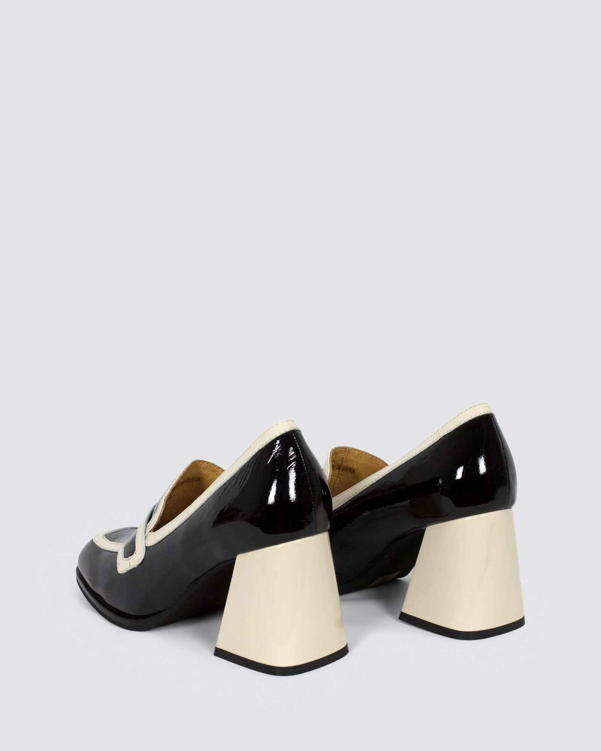 BERGEN HEELS BLACK/BONE