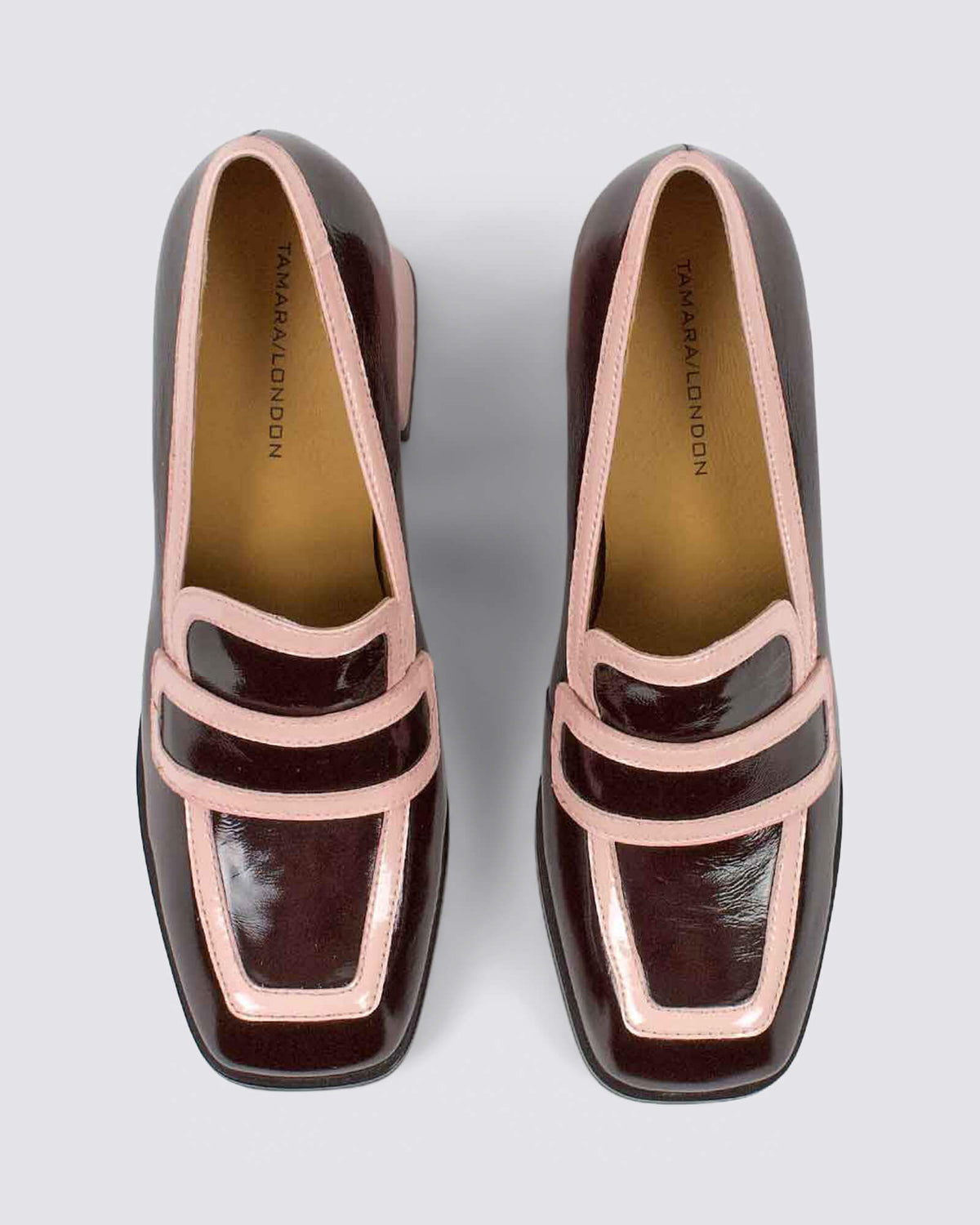 BERGEN HEELS COFFEE/PINK