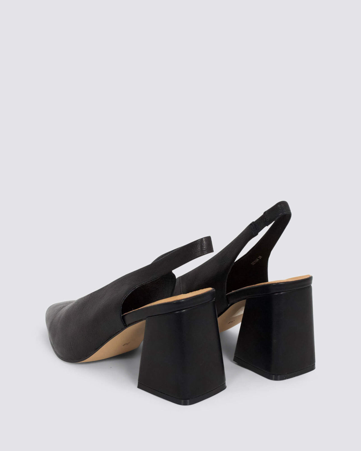 BEYAH SLINGBACK HEELS BLACK