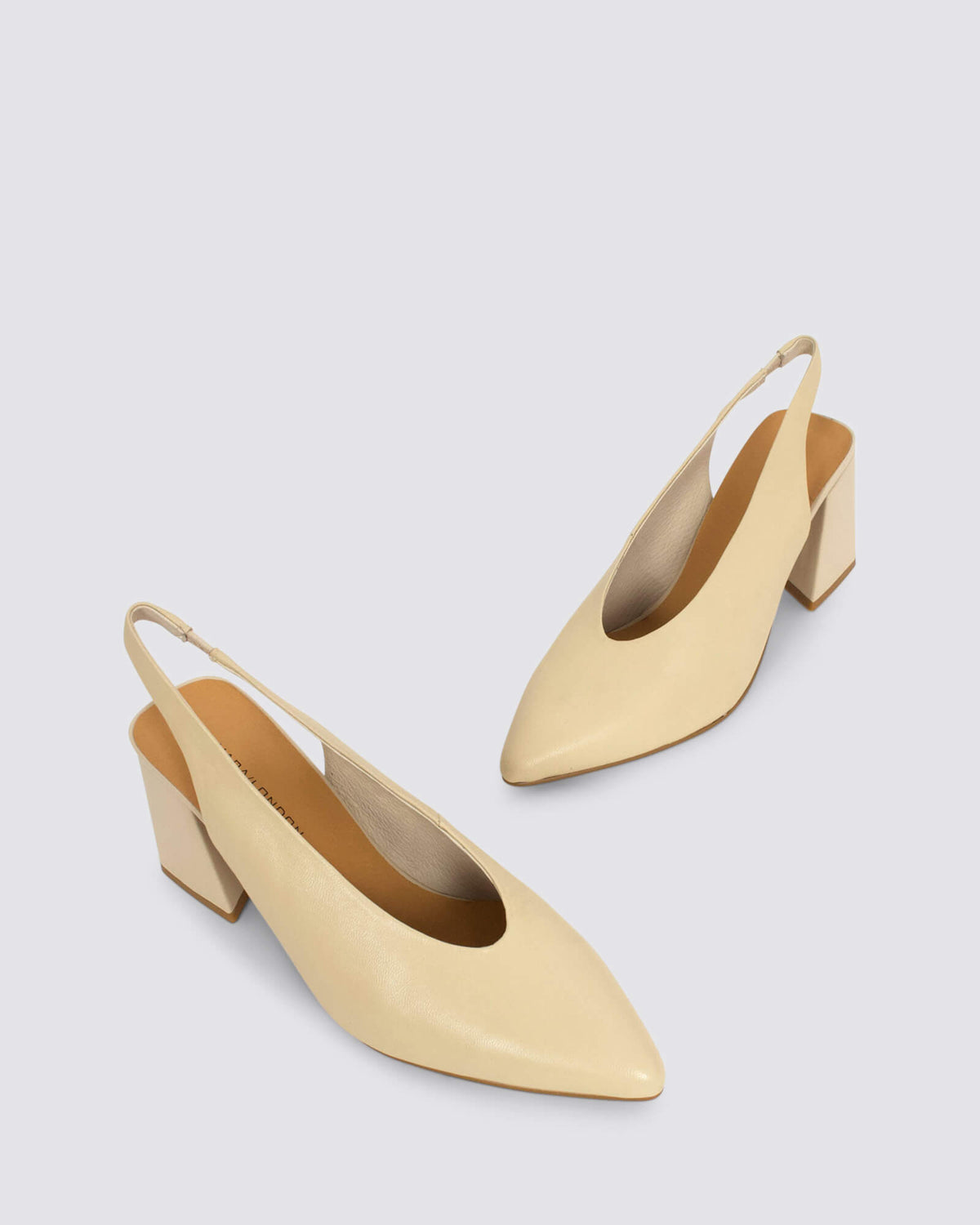 BEYAH SLINGBACK HEELS NUDE