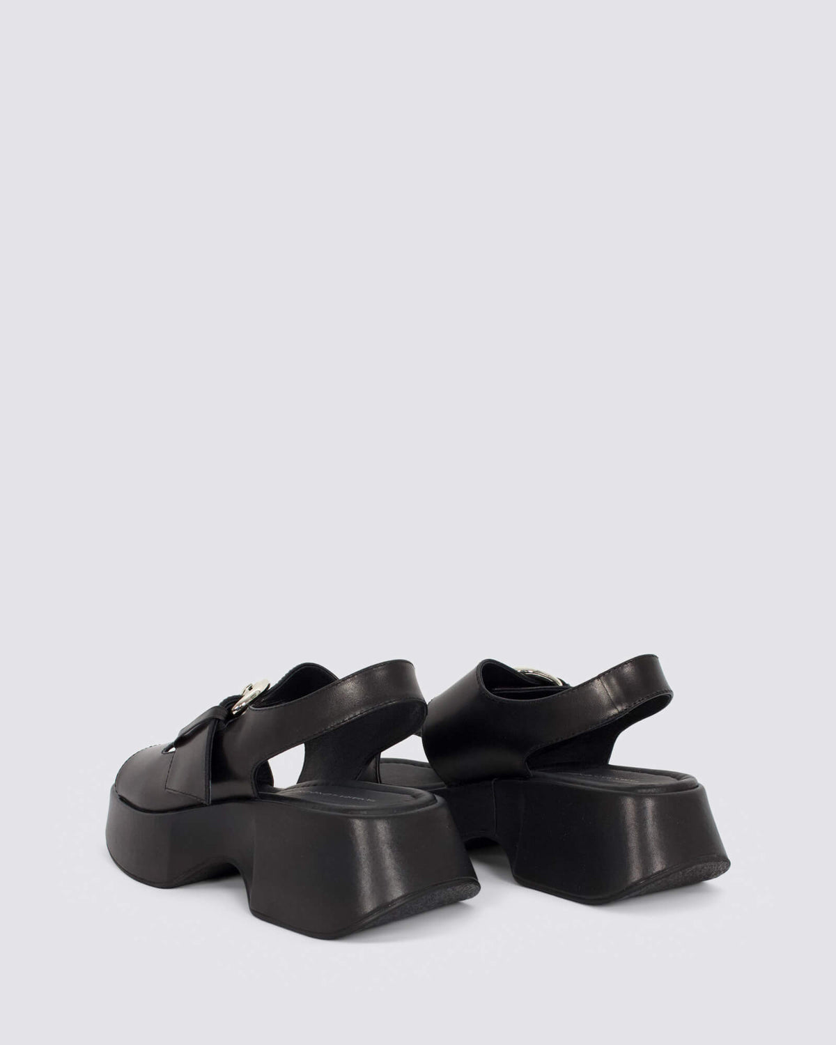 BIRAD PLATFORM SANDALS BLACK